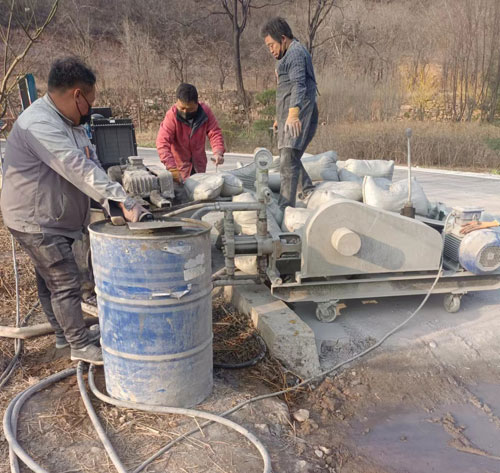 滦平路面下沉注浆